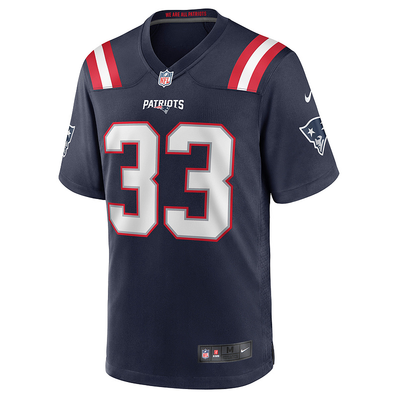 New England Patriots Joejuan Williams Nike Navy Game Jersey