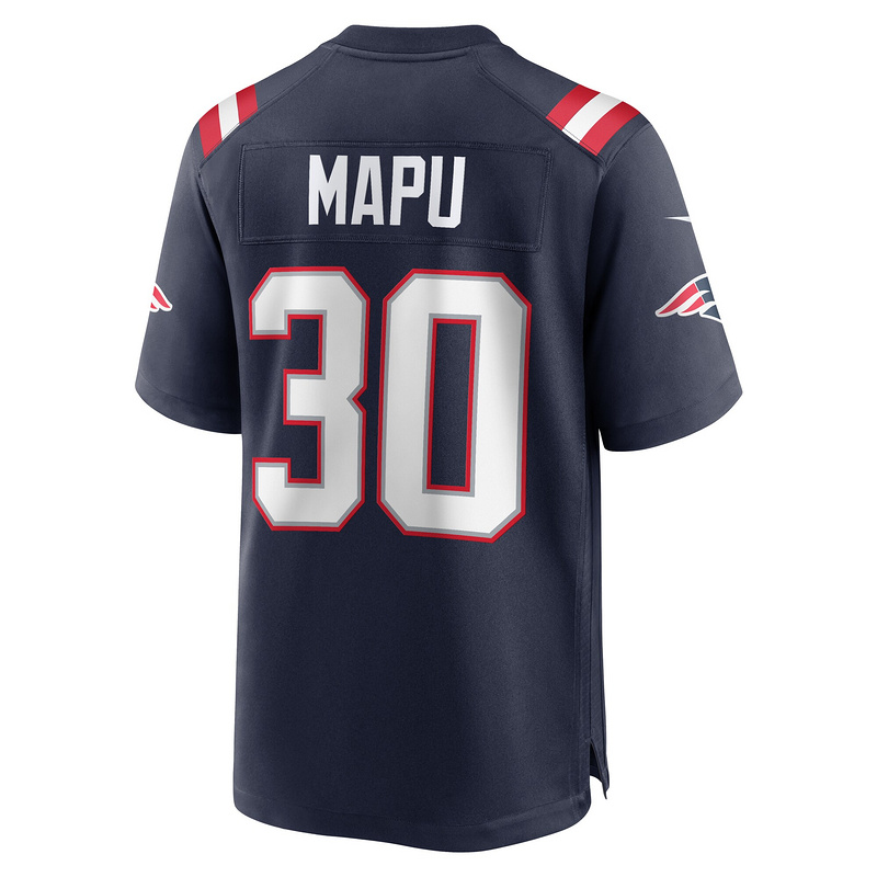 New England Patriots Marte Mapu Nike Navy Game Jersey