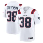New England Patriots Rhamondre Stevenson Nike White Player Jersey