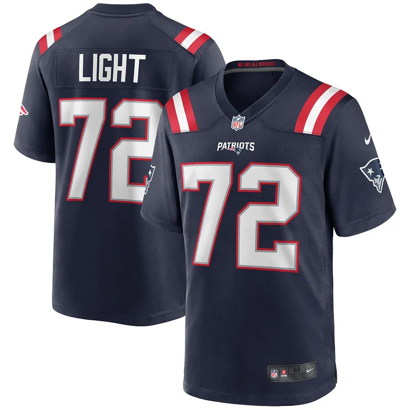 New England Patriots Matt Light Nike Navy Retired Player Jersey