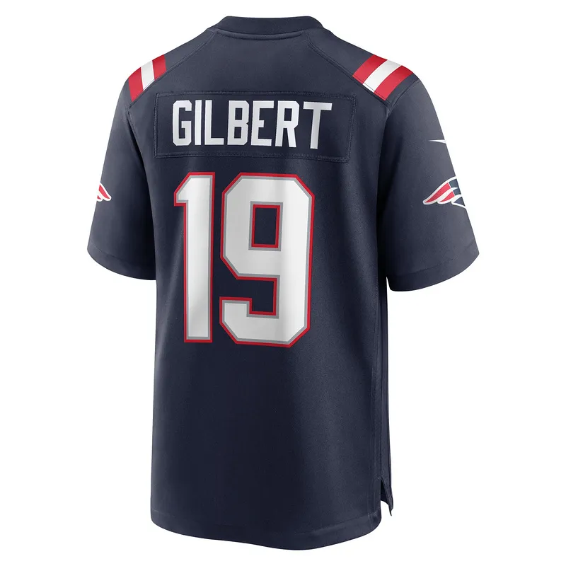 New England Patriots Garrett Gilbert Nike Navy Home Game Player Jersey