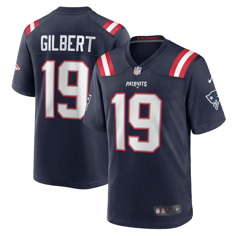 New England Patriots Garrett Gilbert Nike Navy Home Game Player Jersey