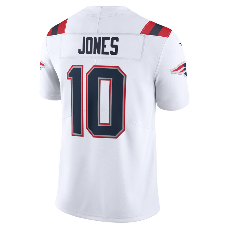 New England Patriots Mac Jones Nike White Vapor Limited Jersey