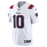 New England Patriots Mac Jones Nike White Vapor Limited Jersey