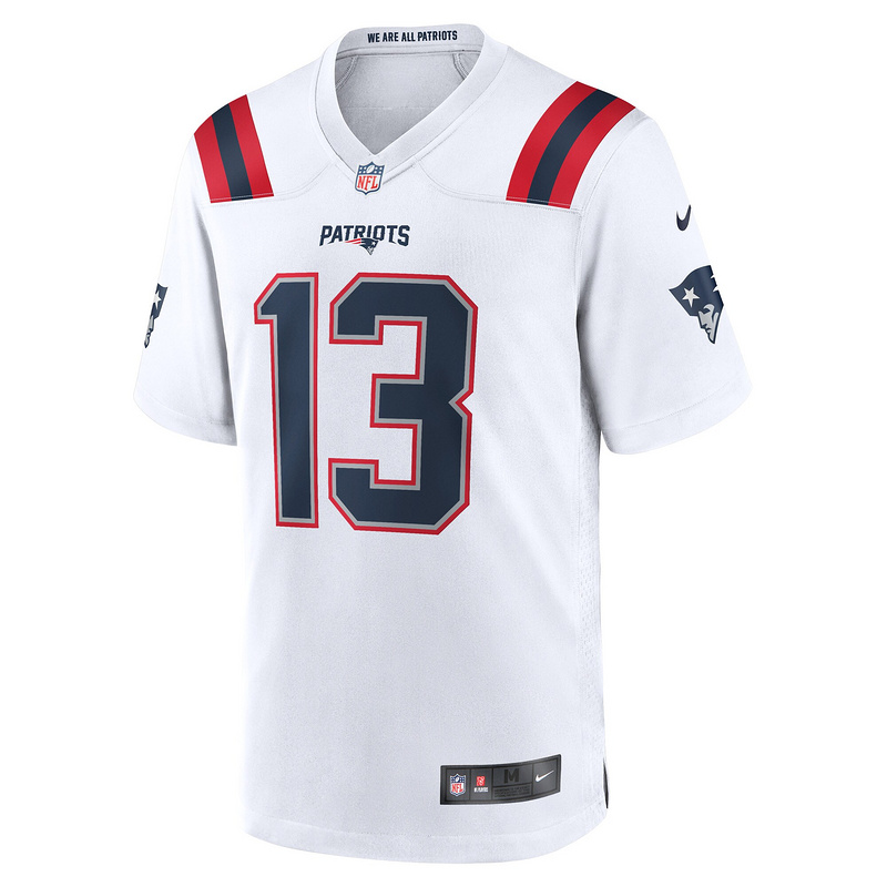 New England Patriots Jack Jones Nike White Player Jersey