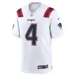 New England Patriots Bailey Zappe Nike White Player Jersey