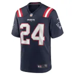New England Patriots Joshua Bledsoe Nike Navy Player Jersey