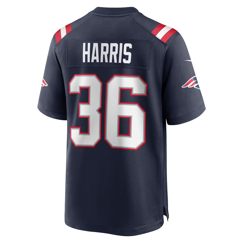 New England Patriots Kevin Harris Nike Navy Jersey