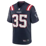 New England Patriots Jim Nance Nike Navy Retired Player Jersey