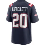 New England Patriots Gino Cappelletti Nike Navy Game Retired Jersey