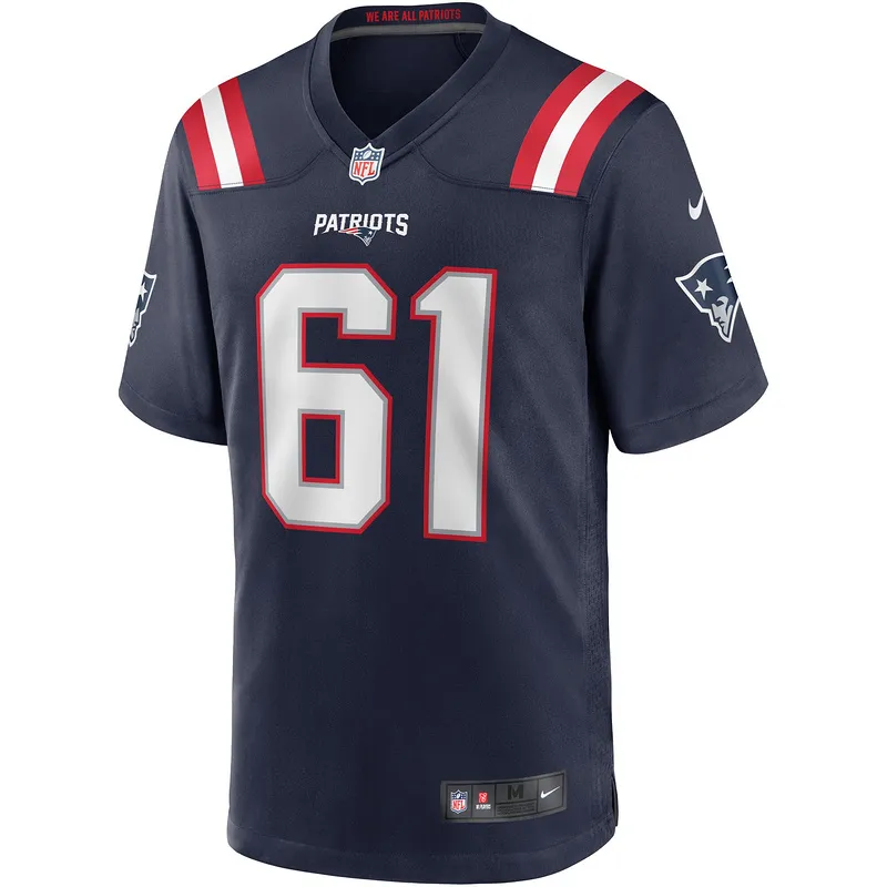 New England Patriots Marcus Cannon Nike Navy Game Jersey