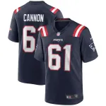New England Patriots Marcus Cannon Nike Navy Game Jersey