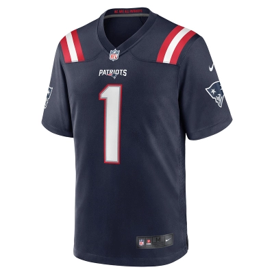 New England Patriots DeVante Parker Nike Navy Game Jersey 01