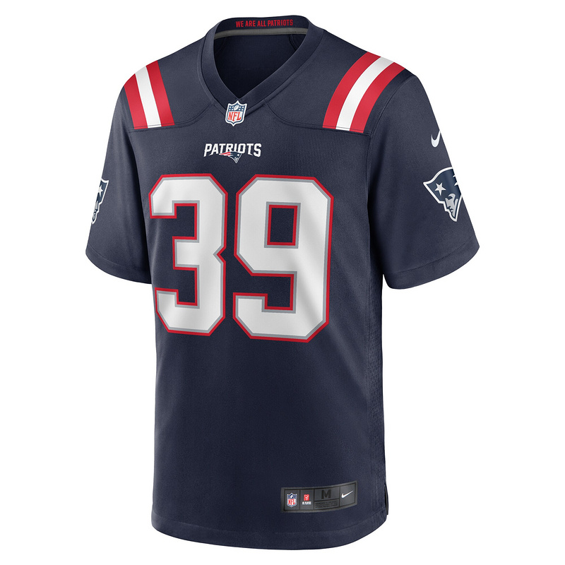 New England Patriots Tae Hayes Nike Navy Home Game Player Jersey