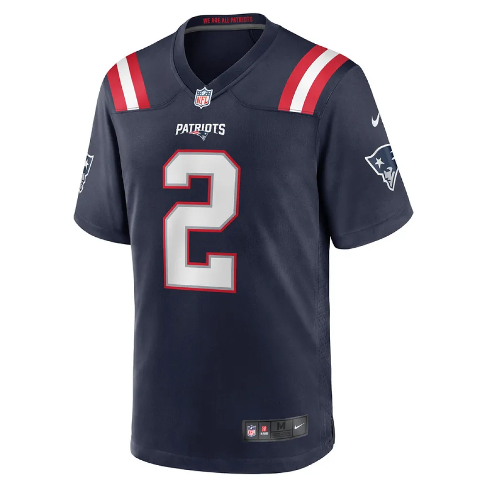 New England Patriots Jalen Mills Nike Navy Player Jersey