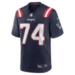 New England Patriots Riley Reiff Nike Navy Game Jersey