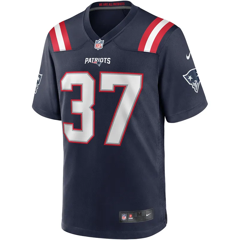 New England Patriots Rodney Harrison Nike Navy Game Retired Player Jersey