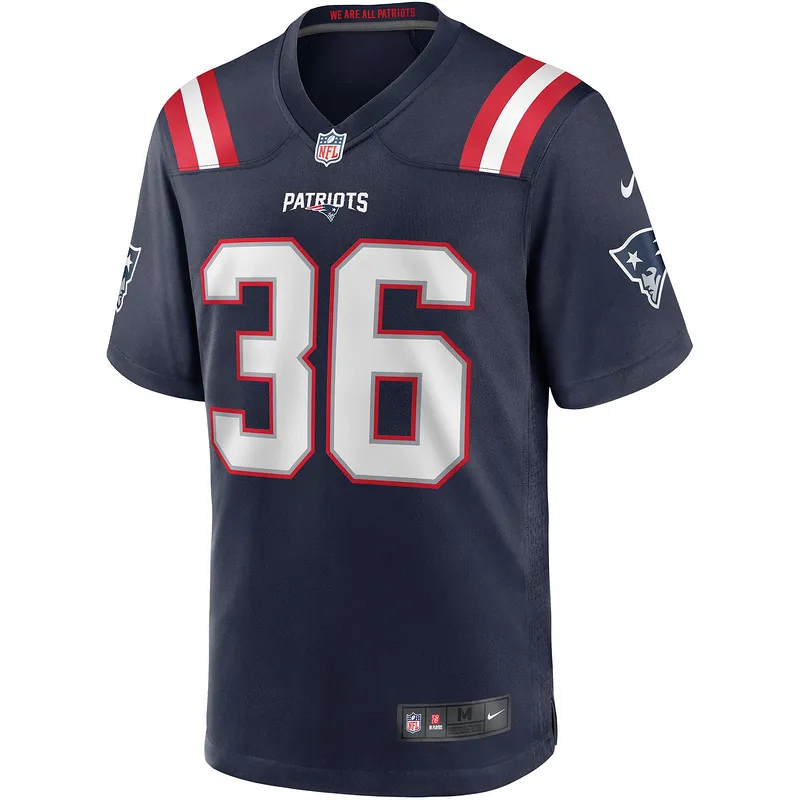 New England Patriots Lawyer Milloy Nike Navy Game Retired Player Jersey