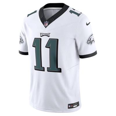 Men's Philadelphia Eagles A.J. Brown Nike White Vapor F.U.S.E. Limited Jersey 01