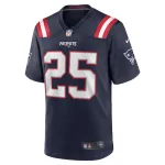 New England Patriots Marcus Jones Nike Navy Player Jersey