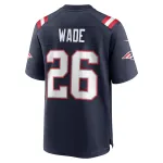New England Patriots Shaun Wade Nike Navy Game Jersey