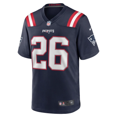 New England Patriots Shaun Wade Nike Navy Game Jersey 01