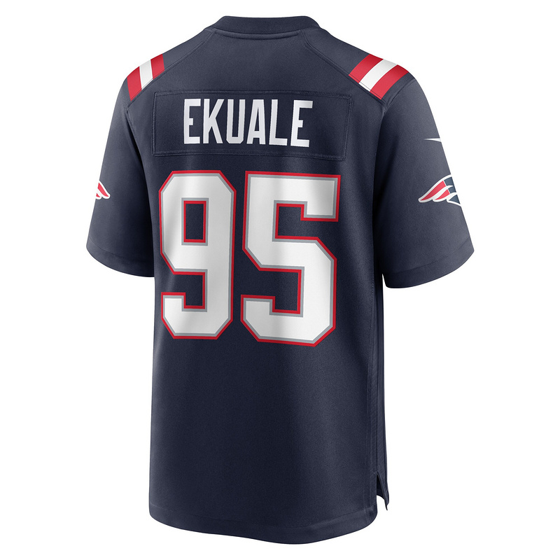 New England Patriots Daniel Ekuale Nike Navy Player Jersey
