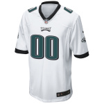 Men's Philadelphia Eagles Nike White Custom Game Jersey
