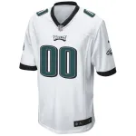 Men's Philadelphia Eagles Nike White Custom Game Jersey