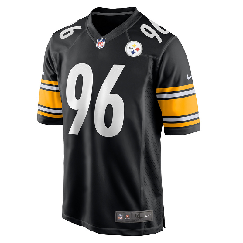 Men's Pittsburgh Steelers Breiden Fehoko Nike Black Game Jersey