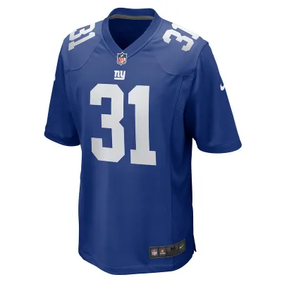 Men's New York Giants Matt Breida Nike Royal Game Jersey 01