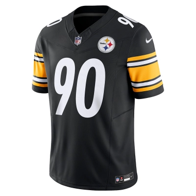 Men's Pittsburgh Steelers T.J. Watt Nike Black Vapor F.U.S.E. Limited Jersey 01