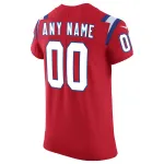 New England Patriots Nike Red Vapor Untouchable Custom Elite Jersey