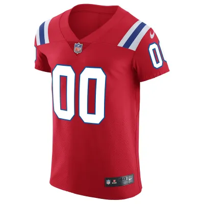 New England Patriots Nike Red Vapor Untouchable Custom Elite Jersey 01
