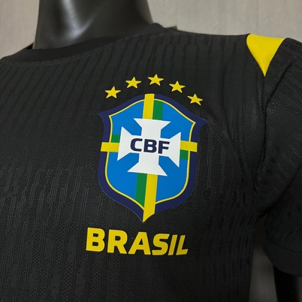 2026 Player Version Brazil Training Kit Black Jersey