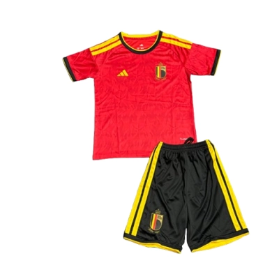 2026 Kids Belgium Home Jersey 01