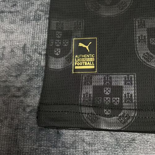 2026 Kids Portugal Special Edition Black Jersey
