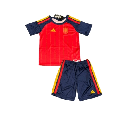 2026 Kids Spain Home Jersey 01