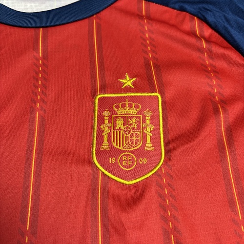 2026 Kids Spain Home Jersey Long-sleeved