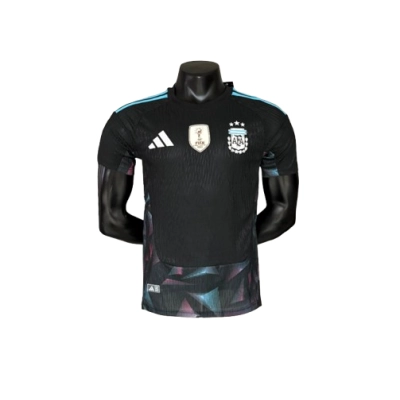 2026 Player Edition Argentina Goalkeeper Black Jersey 01