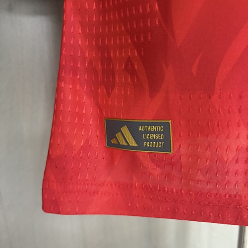 2026 Player version Belgium Home Jersey