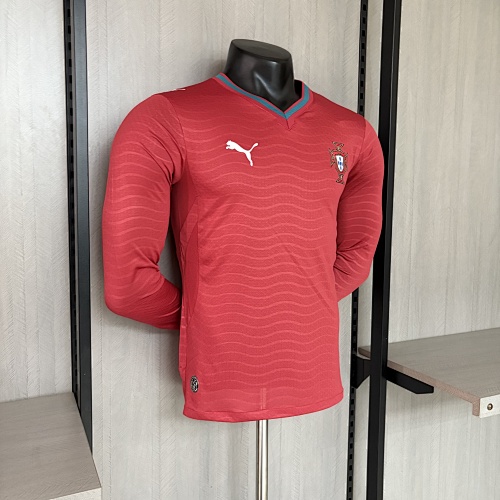 2026 Player Version Portugal Home Jersey Long Sleeve