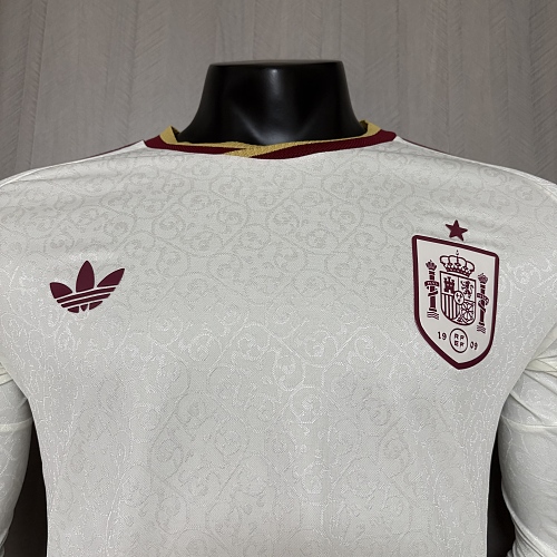 2026 Player version Spain Away Jersey Long Sleeve