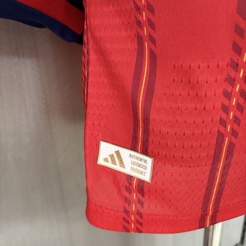 2026 Player Version Spain Home jersey Long-sleeved