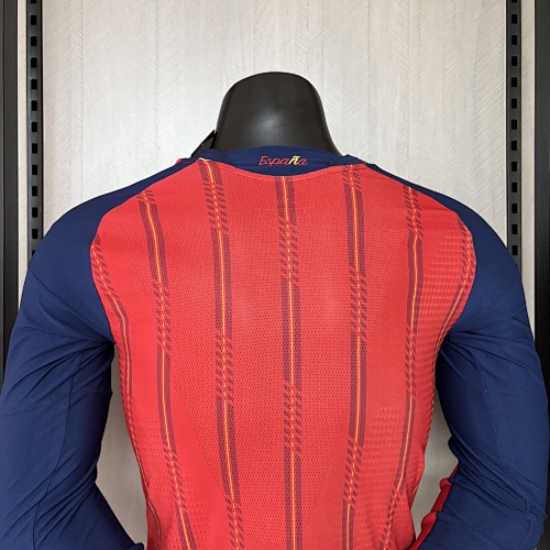 2026 Player Version Spain Home jersey Long-sleeved