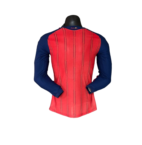 2026 Player Version Spain Home jersey Long-sleeved