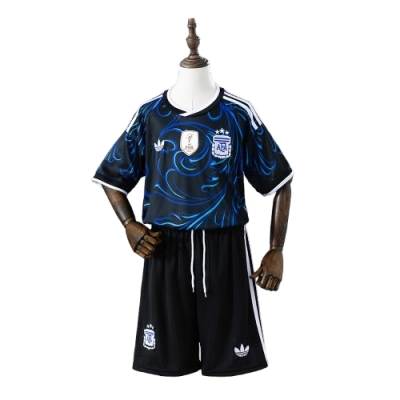 2026 Argentina Away Kids Kit Jersey 01