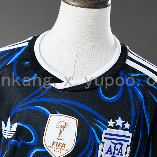 2026 Argentina Away Kids Kit Jersey