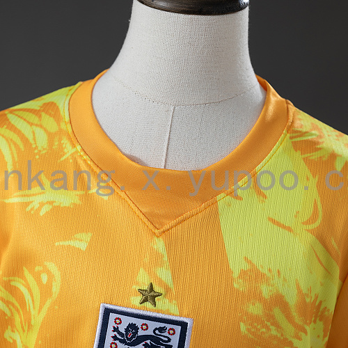 2026 England GK Kids Kit Jersey - Yellow
