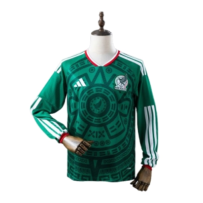2026 Mexico Home Long-Sleeve Jersey 01